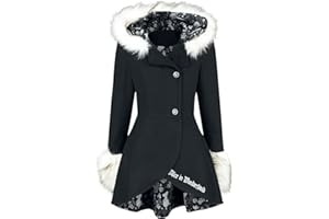 ALICE IM WUNDERLAND Alice in Wonderland Wonderland Donna Cappotto corto nero
