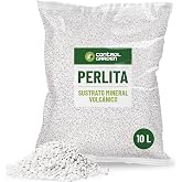 Control Garden Perlita 10L | Tierra para Plantas y Cultivos Interior y Exterior | Sustrato Natural para Semillas | Fabricado