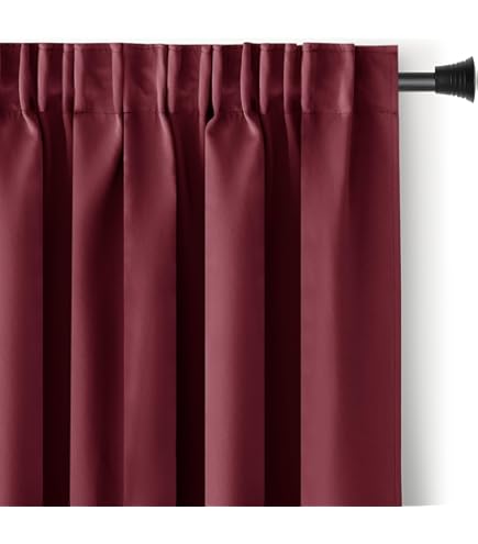 heimtexland ® Federa per cuscino 3D effetto metallizzato, 40 x 40 cm, colore bordeaux, rosso tipo 594