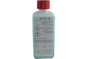 EMIL OTTO 100 g Schwarzfärbe-Schnellbeize NIGRIT"M", zum Kaltbrünieren - Schwarzfärben und Schutz von Kupfer, Bronze und Messing