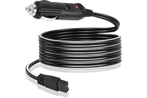 PNGKNYOCN 12V Auto Vehicle Cooler Cable Car Cigarette Lighter Plug Cool Box Mini Fridge Power Adapter Extension Cable (3M/10FT)