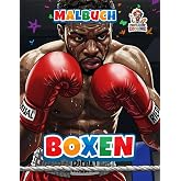 Boxen - Malbuch: Dynamische Kampfszenen und Sportmotive zum Ausmalen für Kinder und Erwachsene (Professore Coolore Mal- und U
