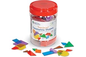 Learning Resources Seau de Formes Transparentes