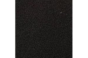 MERTEX Nadelfilz Extra-Flex Meterware Restauration Innenraumverkleidung Instandhaltung Camperausbau 206 cm Breite (206 x 150 cm, Schwarz)