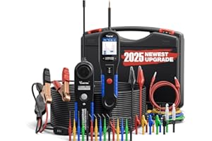 VDIAGTOOL V200 PRO Upgrade Kit Automotive Power Probe Circuit Tester with 30PCS Back Probe,12/24V Car Electric Open Short Circuit Break Finder,AC/DC Voltage Component Relay Fuse Test 40Ft Cable Tracer