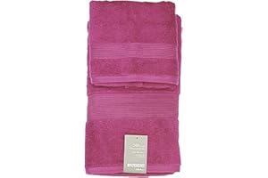 ZUCCHI SOLO TUO Zucchi nuovo solo tuo set 1+1 asciugamano viso più asciugamano ospite in spugna puro cotone pettinato da 560gr/metro quadro, MALVA 3161