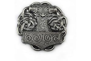 Patch Nation Thor's Mjolnir Celtic Knot Hammer Viking Norse Cosplay Belt Buckle