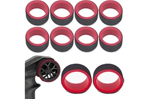 RcThjia Rc Cars Transmitter Steering Wheel Foam Grip 10Pcs Hand Wheel Sponge for Traxxas TRX4 Slash Tqi Futaba 3PV 4PV 4PLS 4PX 7PX Prc X4 Flysky GT2 GT3 GT5 Radiolink, Sanwa