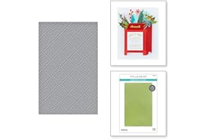 Spellbinders SES-041 Schillernde Punkteprägung Prägeschablone, opak