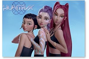 Pyramid International K-POP Demon Hunters (Comeback) Maxi Poster 91,5 cm x 61 cm Maxi Poster, Affiche murale officielle sous licence K-Pop, Taille unique