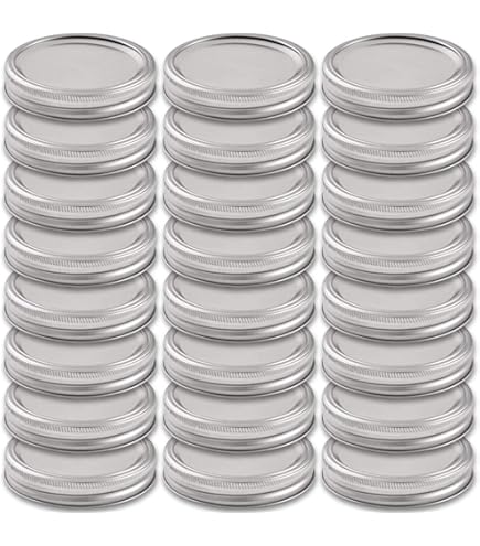 Tappo Bormioli 70mm Tappi Bormioli Rocco Quattro Stagioni - Caps 70, In Latta Gialla, Confezione Da 48 Pezzi Tappi Latta Per Conserve - Foto 7