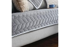 YWQJL Samt Sofabezug Sofaschoner antirutsch1 2 3 4 Sitzer,l Form Sofaüberwurf rutschfest,Sofa Überzug hundedecke Sofa Couch Überzug Couch Überzug Sofa Überwurf,grey-70x120cm