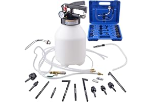DAYUAN Lot de 14 extracteurs de liquide pneumatiques à 2 voies 6 l avec pompe de recharge, adaptateur ATF