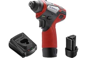 ACDelco ARI12105P G12 Lithium-Ion 12V (10.8V) 1/4" Hex Cordless Impact Wrench Electric Power Tool Kit | Tools Set Includes x2 Batteries & x1 Charger