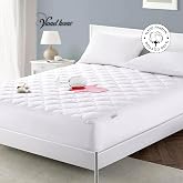 Vionel Home%100 Pamuklu Kapitone Sıvı Ge&ccedil;irmez Yatak Koruyucu Alez Fitted Full Kenar 160x200 cm