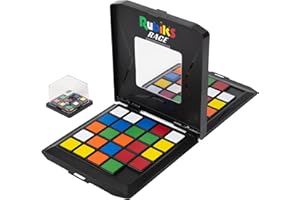 Rubik's Cube - Rubiks Race Version Classique - Jeu De Société Classique 3X3 Rubiks Cube - Stratégie Ultime Face à Face - Jeu Casse-Tête Adulte Et Enfant - Jouet Enfant 7 Ans Et +