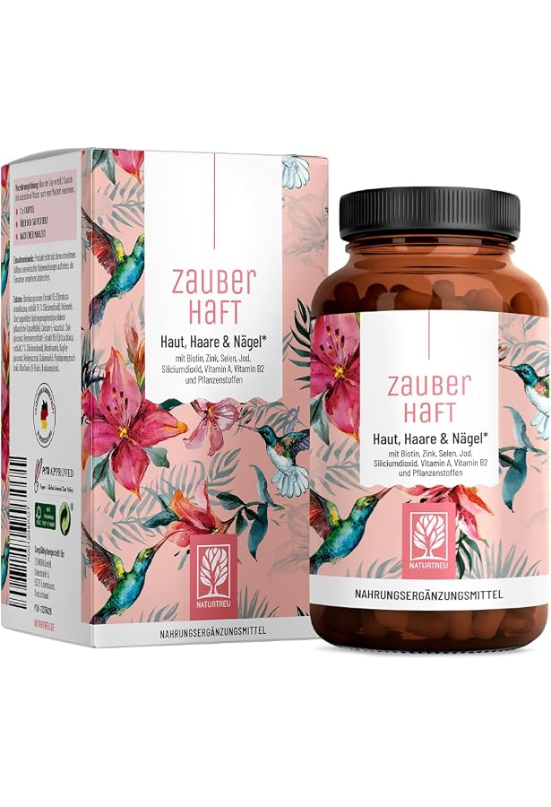 Cosphera Haar-Vitamine - Hochdosiert Mit Biotin, Selen Und Zink Als