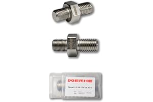 Adapter gwintowy WERHE® 1/2-20UNF i gwint zewnętrzny M14 - do mieszadeł i uchwytów wiertarskich