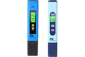 Water Quality Test Meter Pancellent TDS PH 2 in 1 Kit 0-9990 PPM Measurement Range 1 PPM Resolution 2% Readout Accuracy