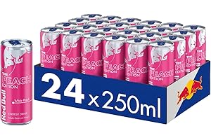 ‎RED BULL Red Bull Energy Drink Peach Edition - 24er Palette Dosen - Getränke mit White Peach Geschmack, EINWEG (24 x 250 ml)