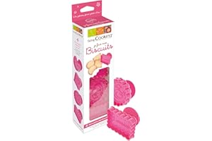 SCRAPCOOKING SCRAP COOKING 2030 Je Fais Mes Biscuits Kit Plastique/ABS Rose 28,5 x 7,5 x 4,5 cm