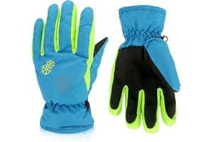 veyaltedl Gloves Kids,Boys Gloves,Kids Thermal Gloves,Waterproof Thermal Gloves,Thermal Waterproof Gloves,Warm Gloves,Boys Gloves Age 10,Bike Gloves Mens,Thinsulate Gloves Kids,Breathable Snow Gloves