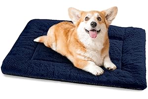 Baodan Cuccia per cani di piccola taglia, lavabile, 75 x 50 cm, soffice con fondo antiscivolo, cuccia per cani di piccola taglia media, blu navy