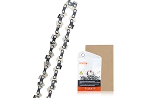 QIAOMIAO Catena per motosega 30 cm 3/8"LP 1,1 mm, 45 maglie Basso rimbalzo compatibile con Dolmar, Einhell, Husqvarna, Oregon ed altre (91PX045E)