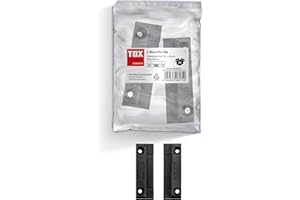 TOX Clips de fixation L-BOXX Fix Clip pour L-BOXX Mini et Micro, fixation sûre de la boîte de tri à l'établi, au mur et autres, en plastique noir, 2 pièces dans un sachet, 09790011