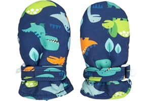 FORUHOO Children's Gloves Waterproof with Fleece Mittens for Unisex Baby Winter