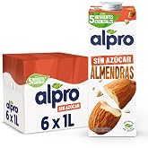 Alpro Vegetable Drink of Almonds without Zucar - Pack of 6 x 1L