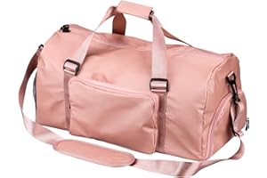 LIUWID Borsone da Viaggio, Borsa Piscina, Borsone Palestra Impermeabile Borsone Viaggio, Borsa Sportiva con Scomparto per Scarpe e Tasca bagnata