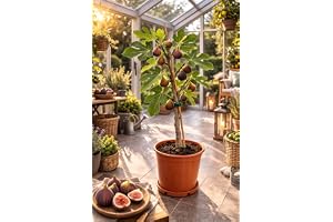 Fikonträd Brown Turkey 70–100 cm – Vinterhårdat äkta fikon (Ficus carica) – Medelhavsfruktträd för trädgård, terrass & balkong