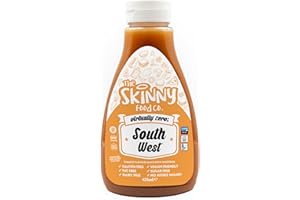 THE SKINNY FOOD CO Skinny Food Co Sugar Free Southwest Sauce 425ml - Virtually Zero Calorie Sauce - Vegan & Keto-Friendly - Sugar Free Southwest Sauce - Gluten Free