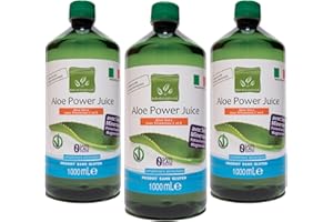 Benessence - Aloe Power Juice: Jus d'Aloe Vera 96% + Vitamines C et E + Potassium et Magnésium - 3L