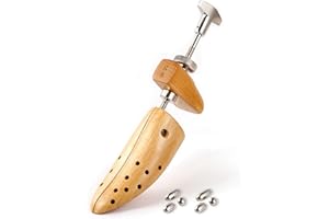 Esvioniq 2-way Wooden Shoe Stretcher for Adjusting Shoe Width and Length for Men & Women Shoes,Shoe Expander Sturdy Metal Parts