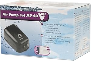 ‎VELDA velda 145052 Teich Belüftungsset mit Luftschlauch und Luftstein, V-Tech Air Pump Set AP 40, Nicht zutreffend
