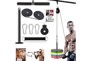 Taeku Kabelzug, Gewicht Fitnessgerät Trizeps Latzug Unterarmtrainer Seilzug-Fitness Arm Krafttraining für Zuhause Sportgeräte