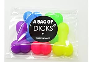 RAINBOW SENSATION Bag of D***S - Mini Soap Set Novelty Gift Hen Party (Mixed Colours)