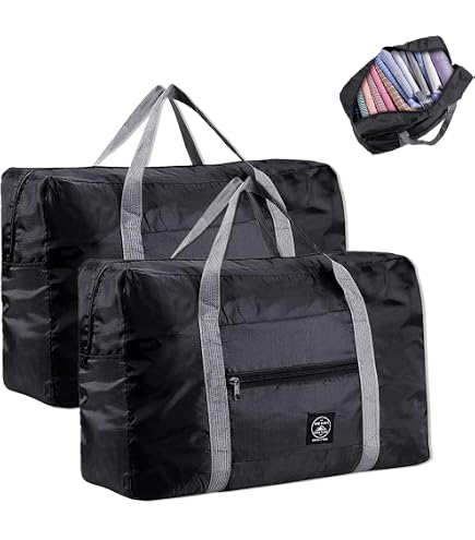 Faltbare Reisetasche – Wasserdichte Weekender Tasche Für Damen & Herren | 46x32 Cm | Als Handgepäck Geeignet