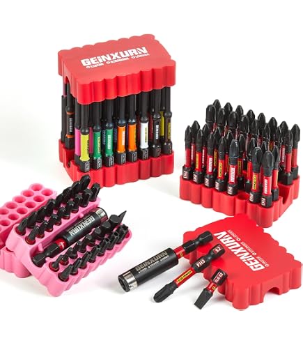 GEINXURN 11 Pièces Jeu D'embouts De Vissage Torx T7-T40 Aux Chocs 50mm - Acier S2 Avec Porte-embouts Magnétique