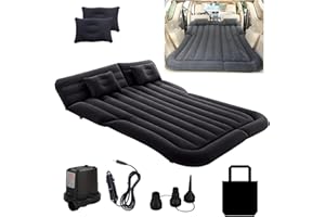 Sgizoku SUV Universal Inflatable Air Mattress Large Size Car Travel Mattress Camping Bed 175x135CM Truck Bed Mattress, Portable Sleeping Pad
