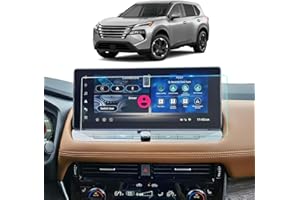 BIXUAN Protector de pantalla de navegación mate de 12,3 pulgadas compatible con Nissan Qashqai j12/Juke 2024 2025 Facelift/X-Trail T33 e-POWER 2021-2025 Vidrio templado 9H GPS resistente a los