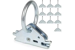 ‎INDUSTRIE PLANET 10 x 925daN Endbeschlag für Schlitz Kombi Ankerschiene Langloch Zurrschiene Ring