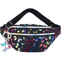 Marsupio Olografico Donna - Pelle Sintetica Impermeabile, Regolabile, 23x8x12.5cm, Rosa - Foto 10