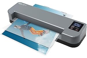 SINCHI A3 Thermal Laminator & Foil Applicator | 4-Roller, LCD Display, 55s Warm-Up, Min. 16 Seconds per Page | 75–250 Micron, ID to A3 Poster | Micro-Adjustable | for Office, School, Home, and Crafts