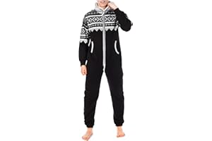 Juicy Trendz® Herren Onesie Overall Trainingsanzug Jogginganzug Einteiler Muster Jumpsuit