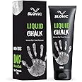 Slovic Liquid Chalk for Gym [100 ML] | Chalk for Gym Hand Grip | Gym Chalk for Strong Grip in Weight Lifting | Gym Equipment for Barbell Rod Grip | Ideal for Workout, Gym, Rock Climbing & Crossfit