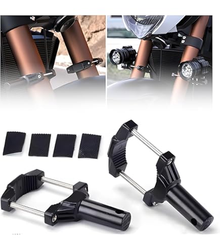 Chrome Fork Mounts For 35mm-41mm Tubes - Maati Srijan - View #7