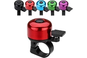 Paliston Fahrradklingel Mini Fahrrad Klingel Laut 120 db MTB Rennrad Radfahren Fahrradglocke Knackiger Sound für Erwachsene Kinder Jungen Mädchen